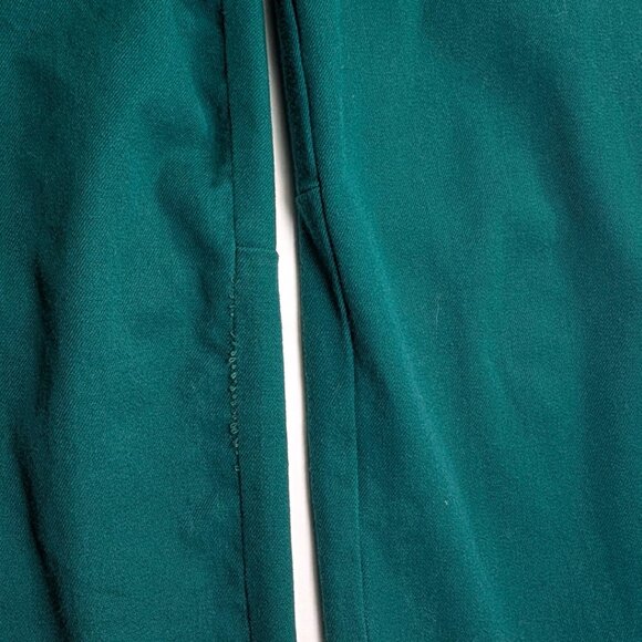 J.Crew 0 Emerald Green Flat Front Ankle Cafe Capri Pants w/Stretch - Picture 8 of 8
